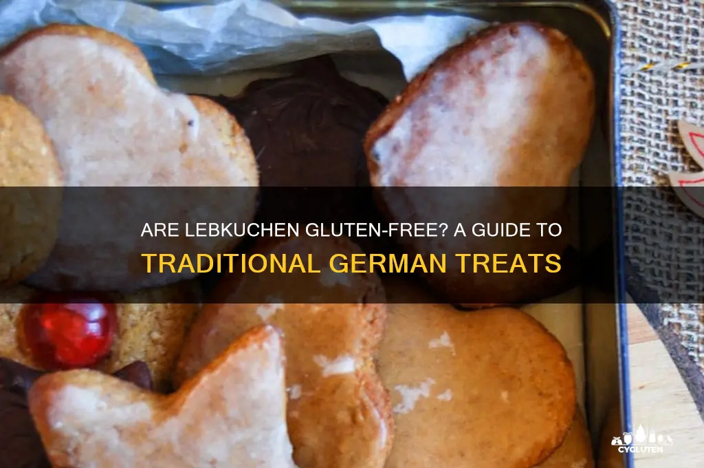 are lebkuchen gluten free