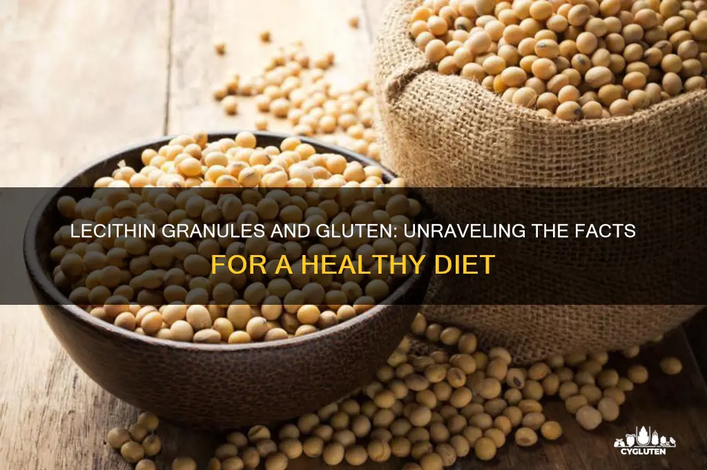 are lecithin granules gluten free