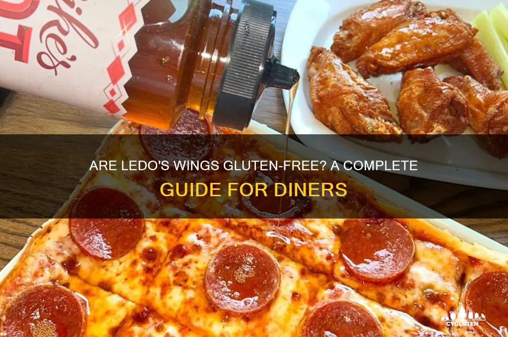are ledos wings gluten free
