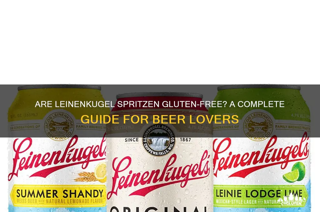 are leinenkugel spritzen gluten free