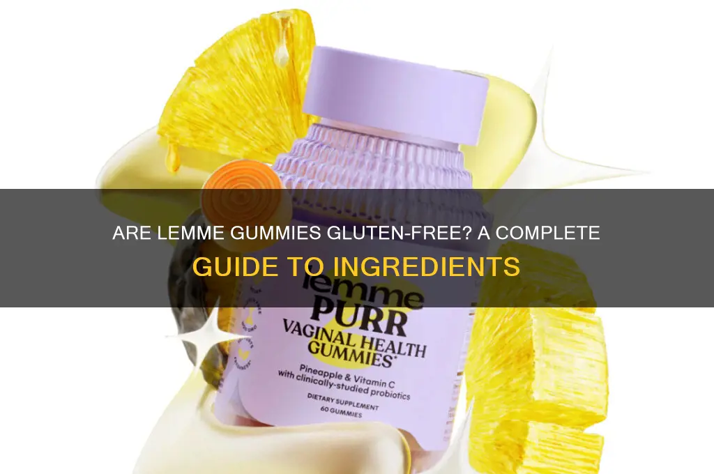 are lemme gummies gluten free