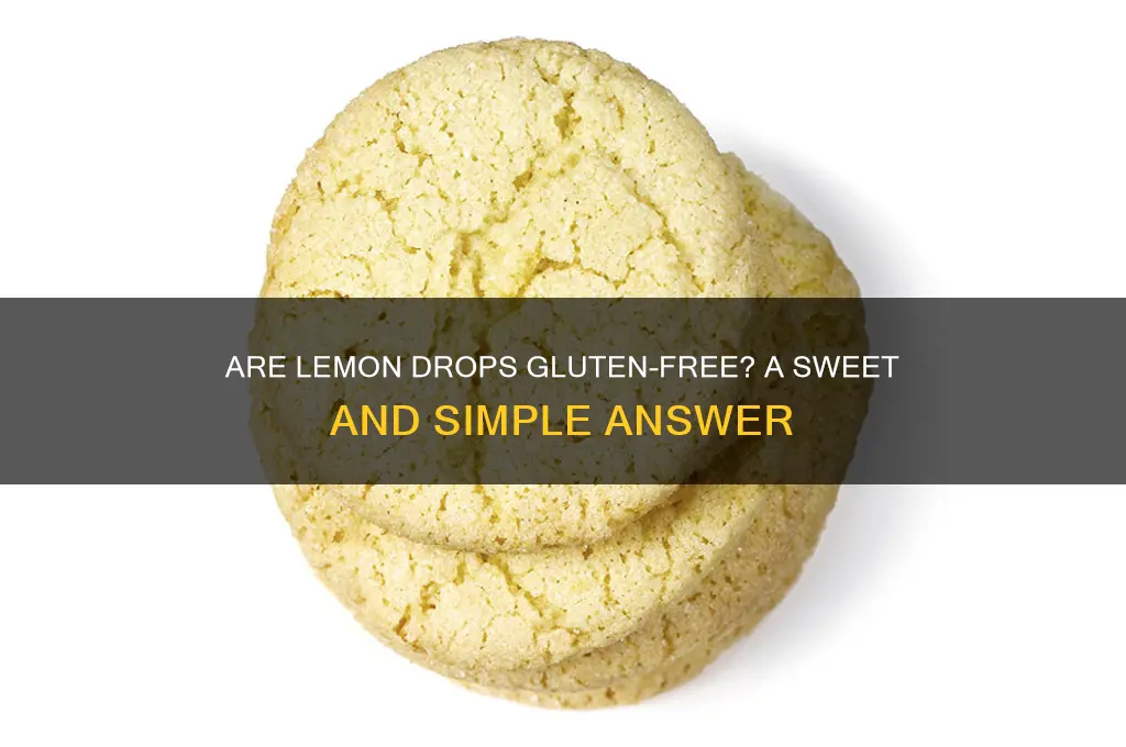 are lemon drops gluten free