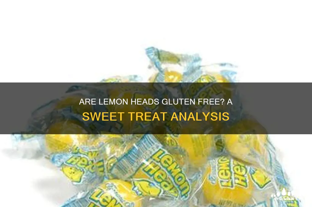 are lemon heads gluten free