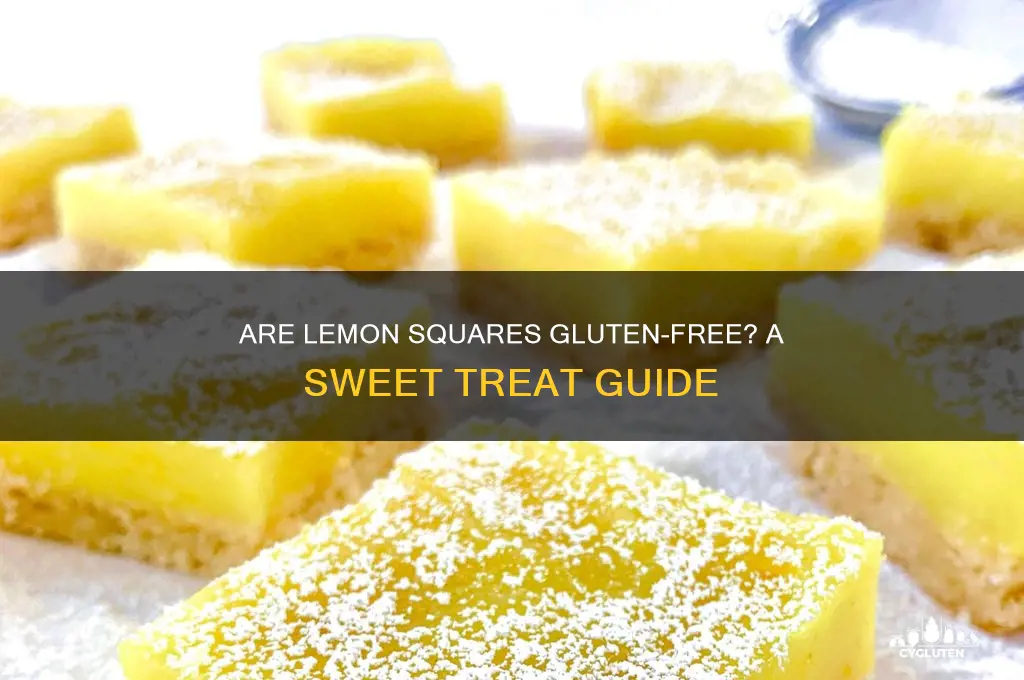 are lemon squares gluten free