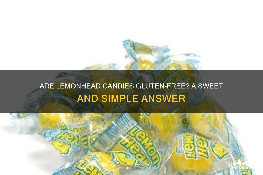 are lemonhead candies gluten free