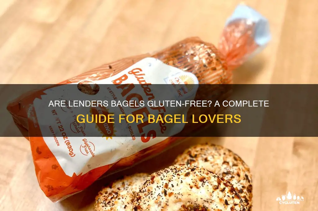 are lenders bagels gluten free