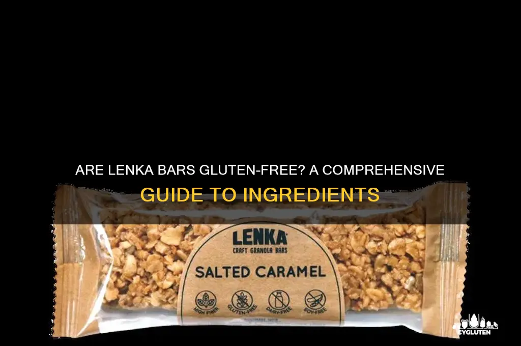 are lenka bars gluten free
