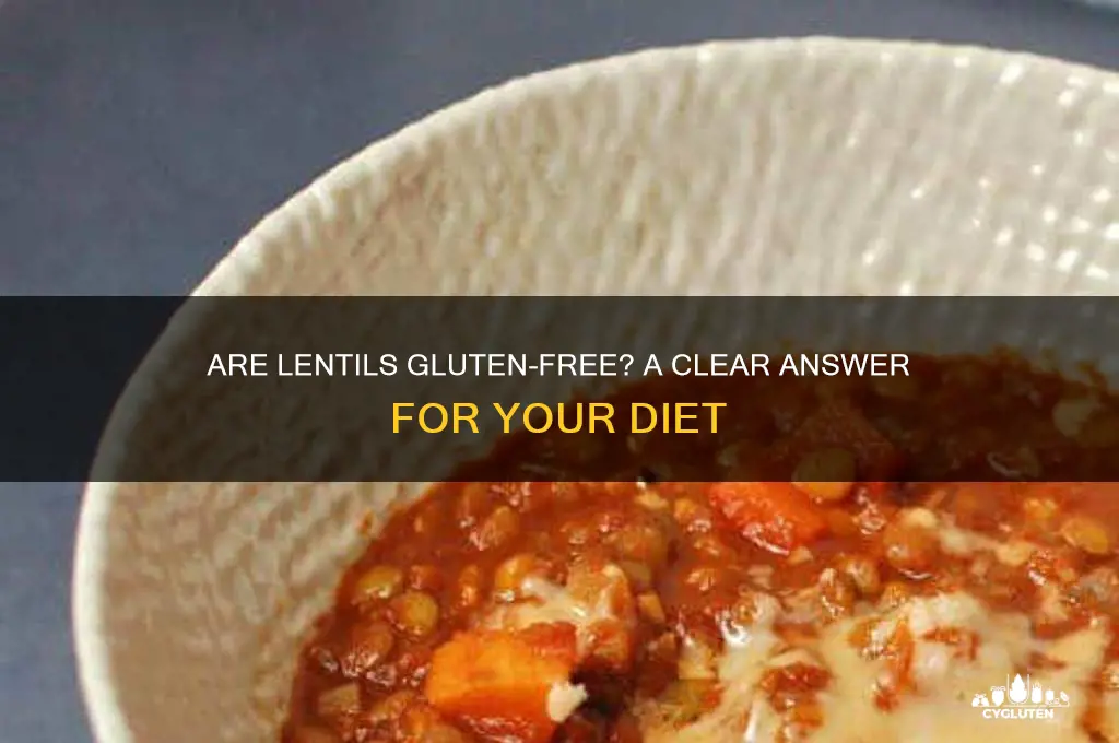 are lentils gluten fre