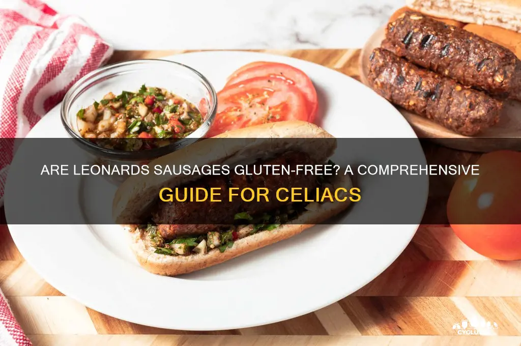 are leonards sausages gluten free