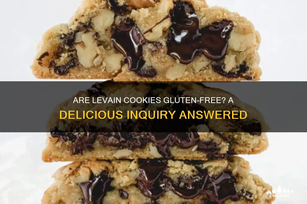 are levain cookies gluten free