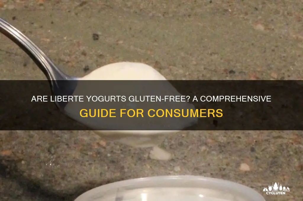 are liberte yogurts gluten free