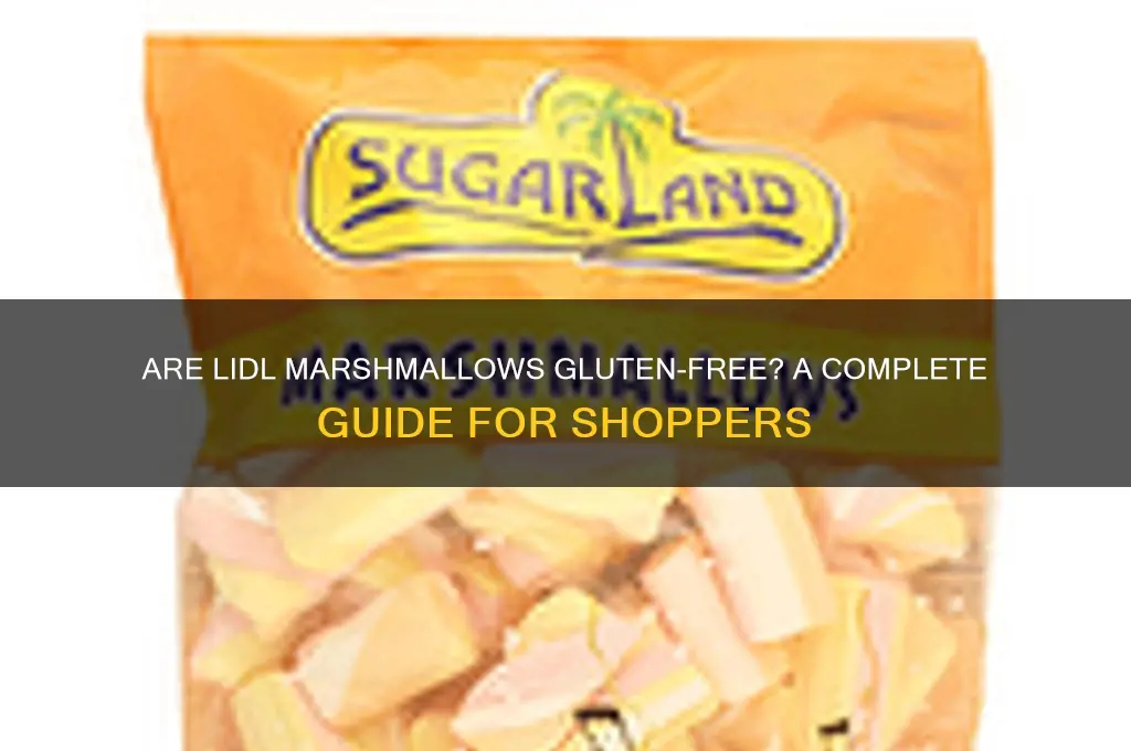 are lidl marshmallows gluten free