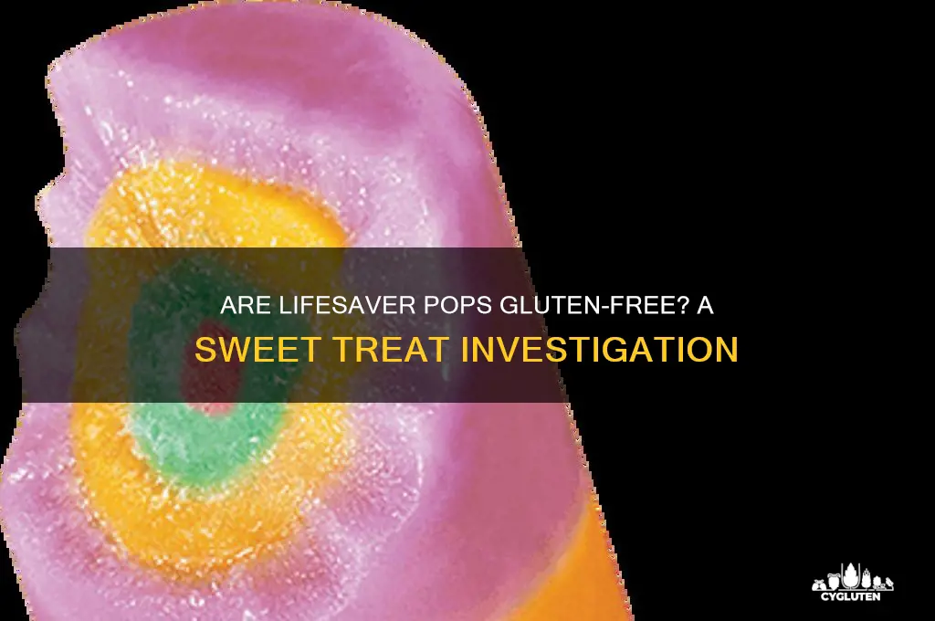 are lifesaver pops gluten free