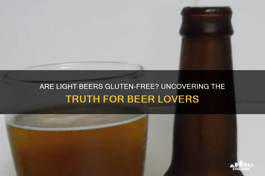 are light beers gluten free
