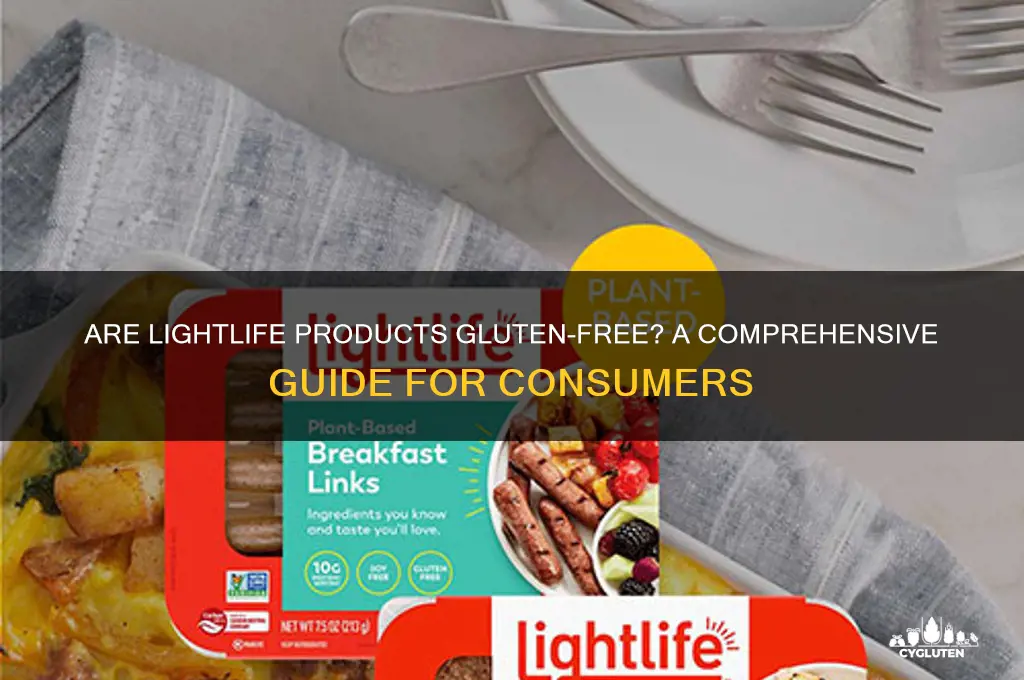 are lightlife gluten free products