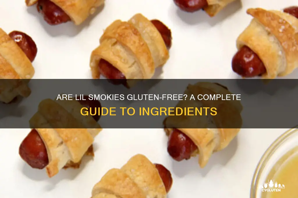 are lil smokies gluten free