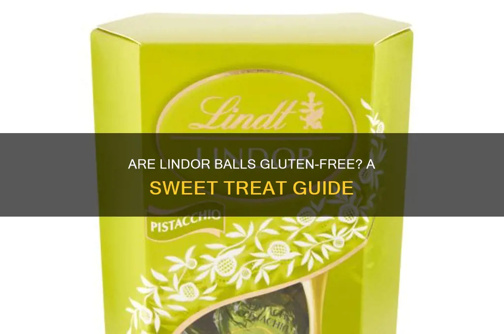 are lindor balls gluten free