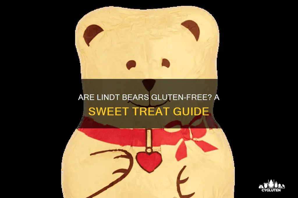 are lindt bears gluten free