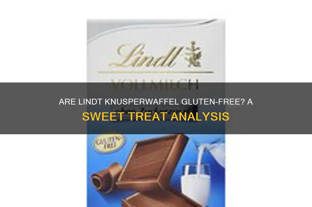 are lindt knusperwaffel gluten free