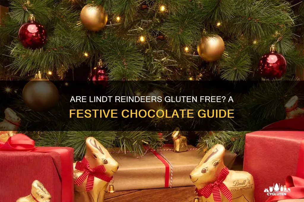 are lindt reindeers gluten free
