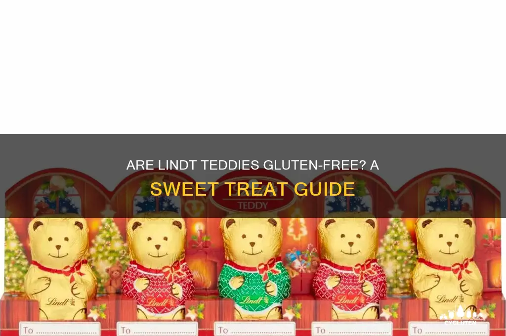 are lindt teddies gluten free