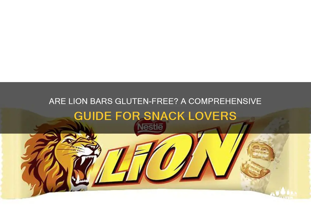 are lion bars gluten free