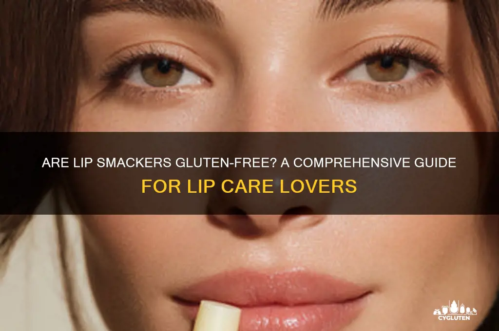 are lip smackers gluten free