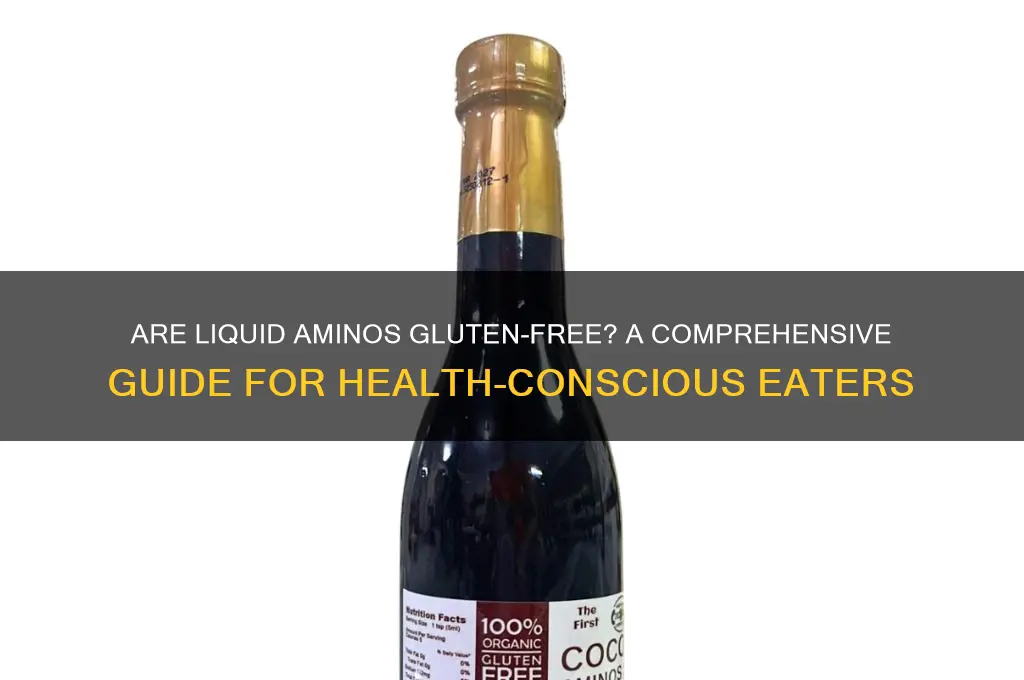are liquid aminos gluten free