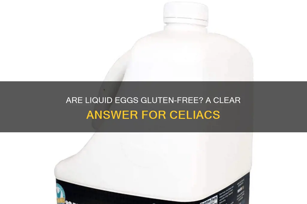 are liquid eggs gluten free