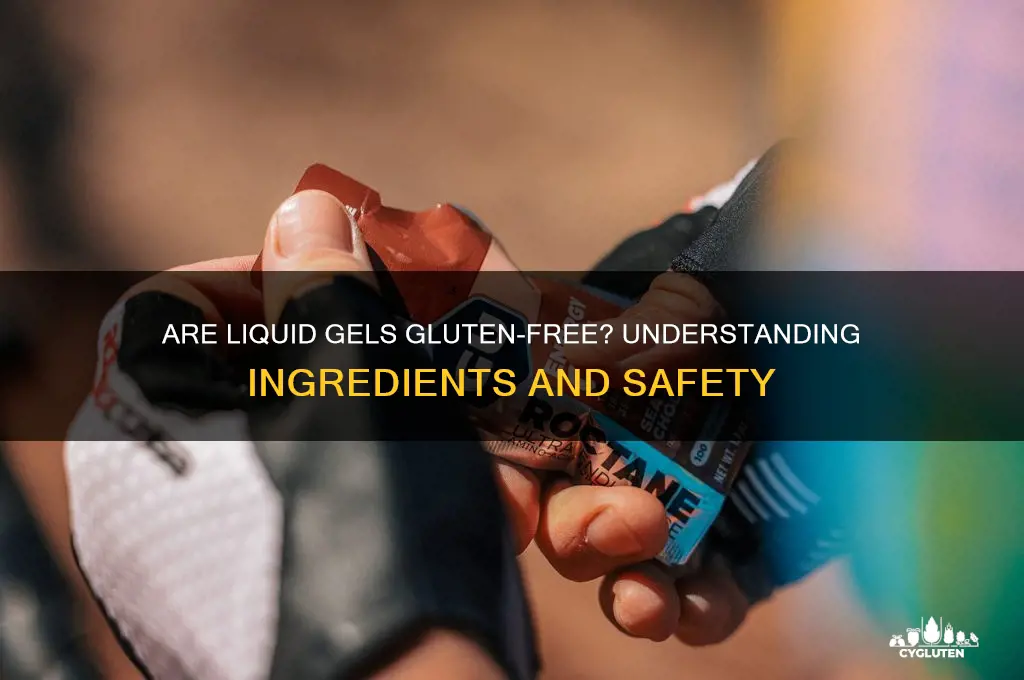 are liquid gels gluten free