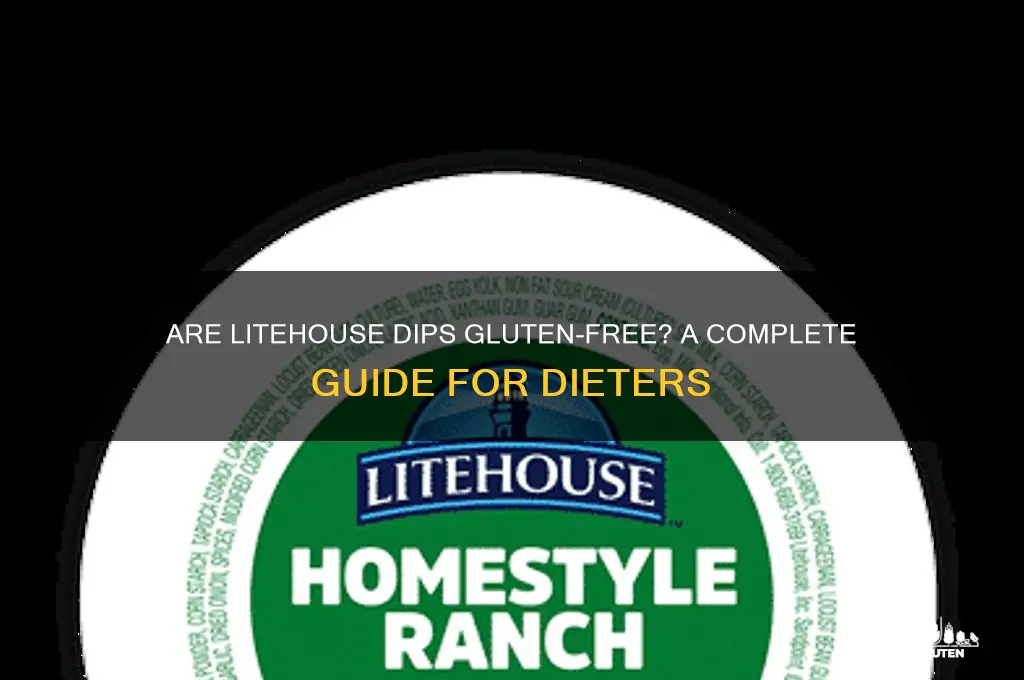 are litehouse dips gluten free