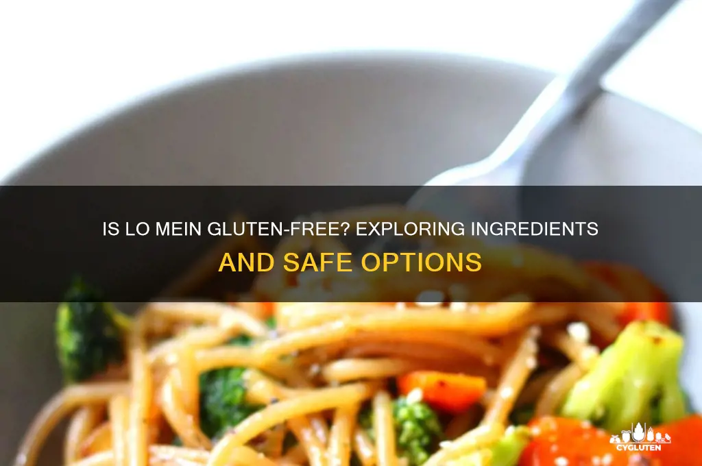 are lo mein gluten free