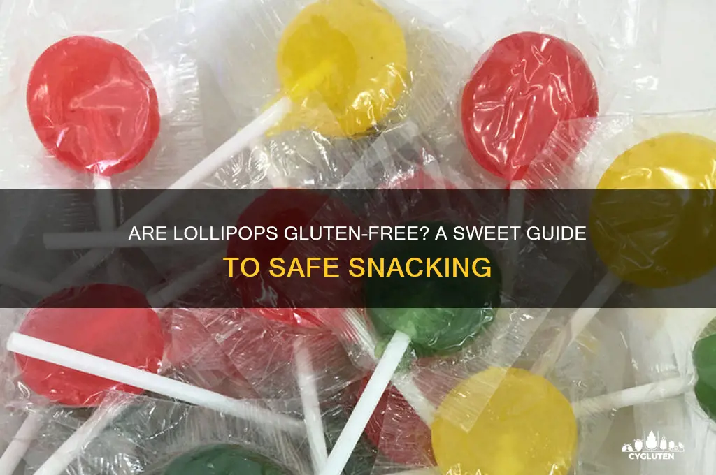 are lollipops gluten free