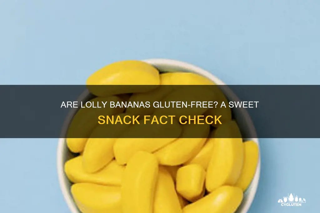 are lolly bananas gluten free