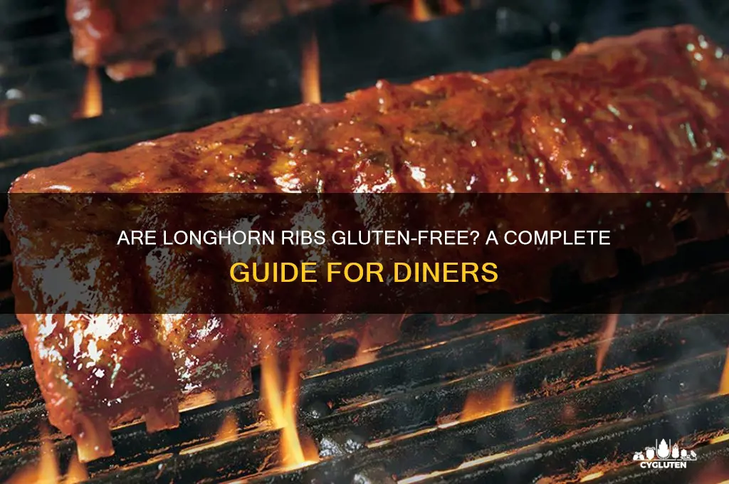 are longhorn ribs gluten free