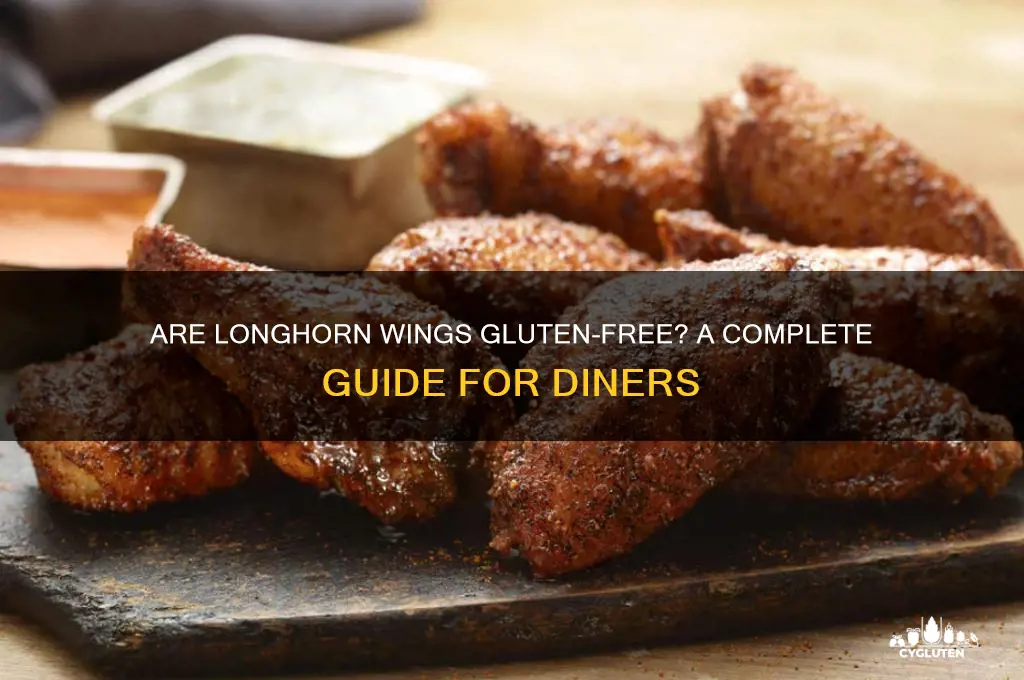 are longhorn wings gluten free