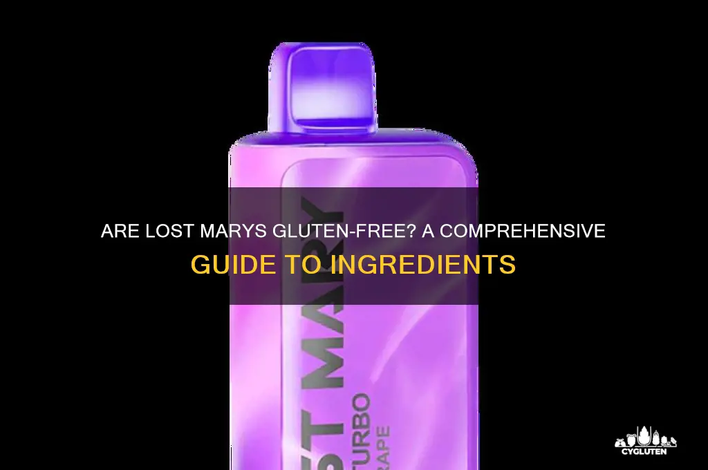 are lost marys gluten free