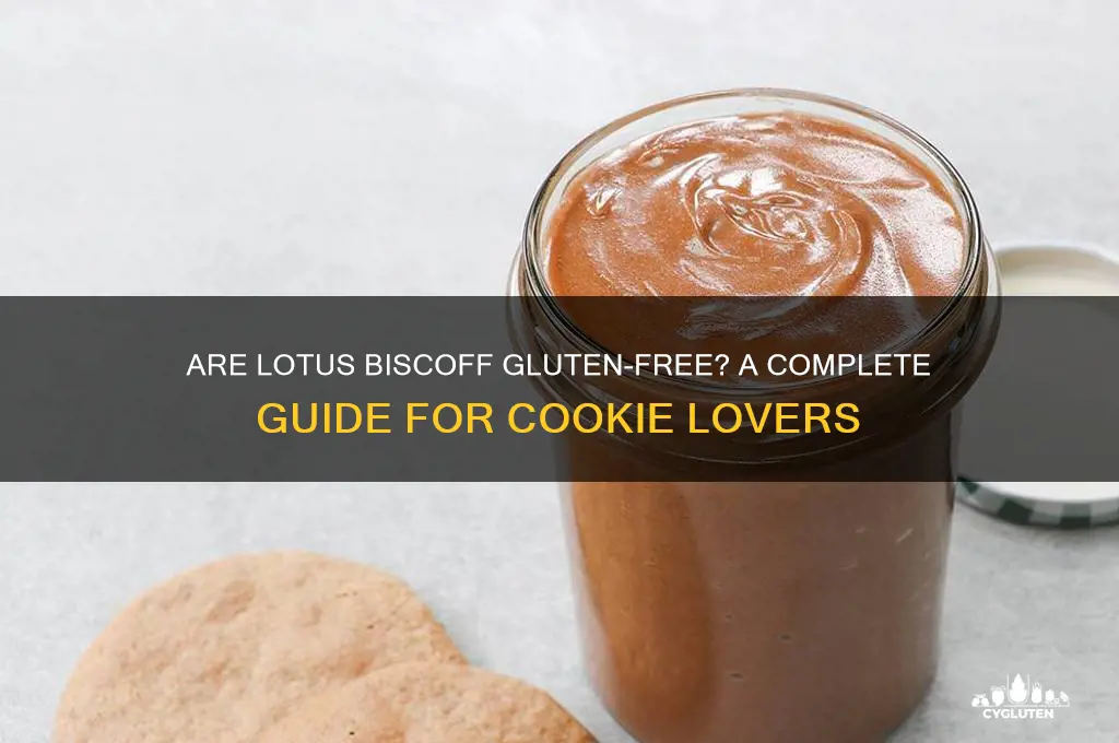 are lotus biscoff gluten free