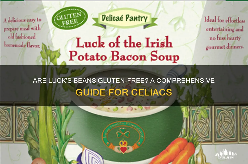 are lucks beans gluten free