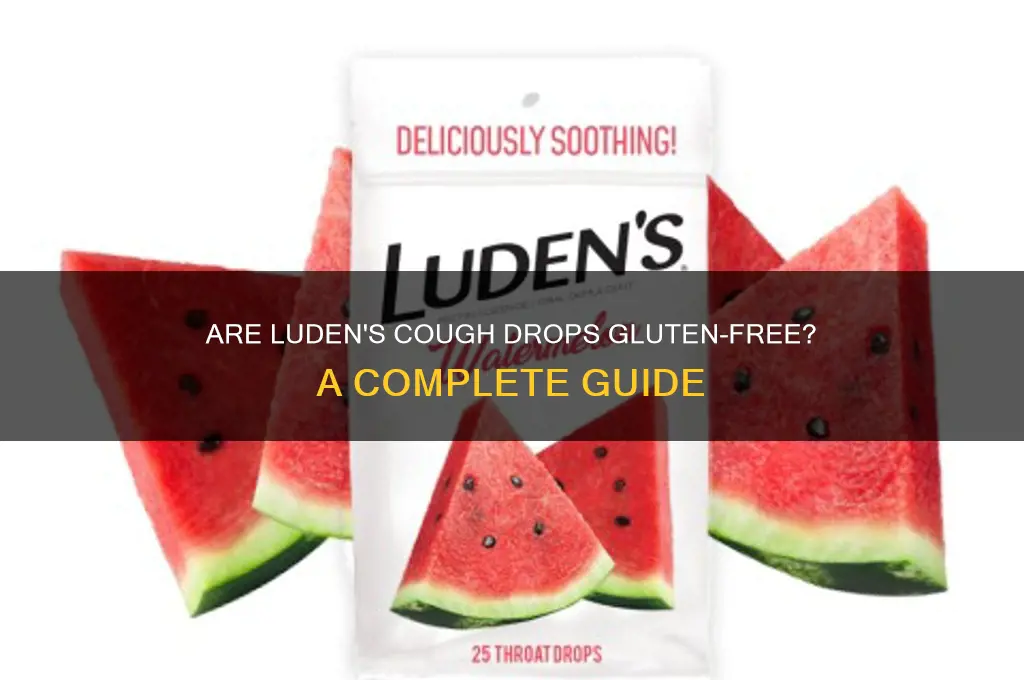 are ludens gluten free