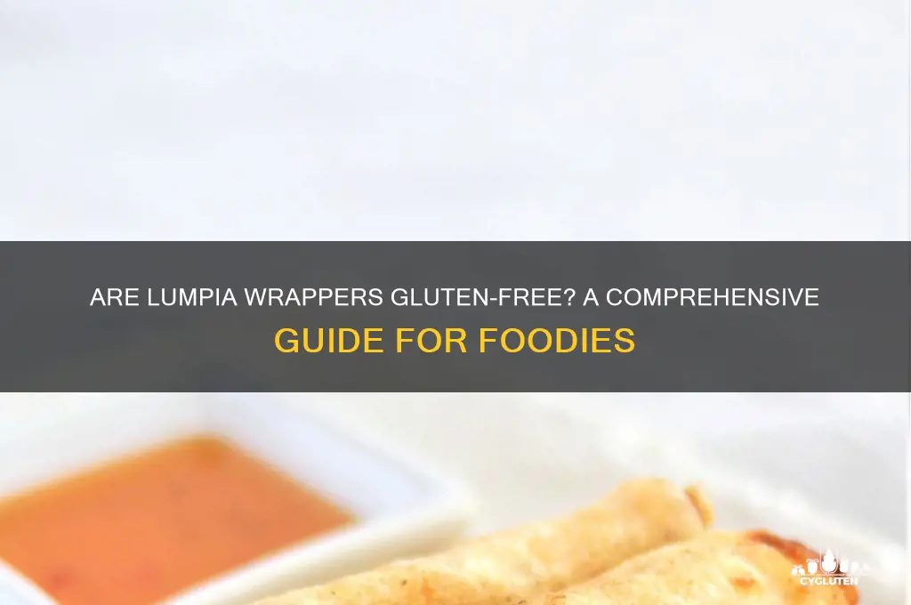 are lumpia wrappers gluten free