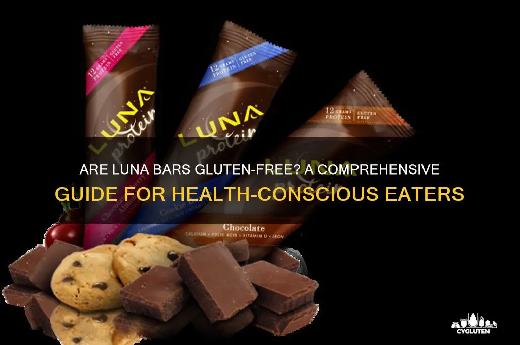 are luna bars gluten free