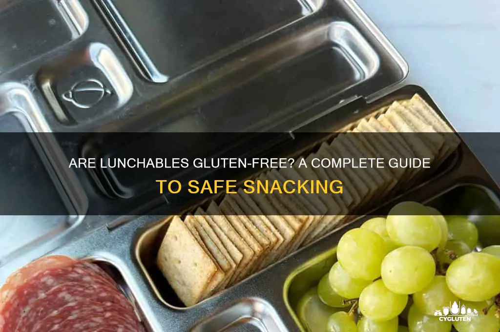 are lunchables gluten free