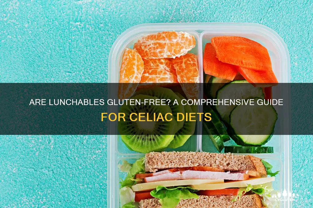 are lunchables uploaded gluten free