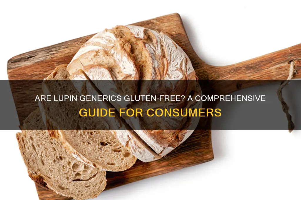 are lupin generics gluten free