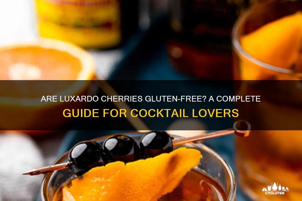 are luxardo cherries gluten free