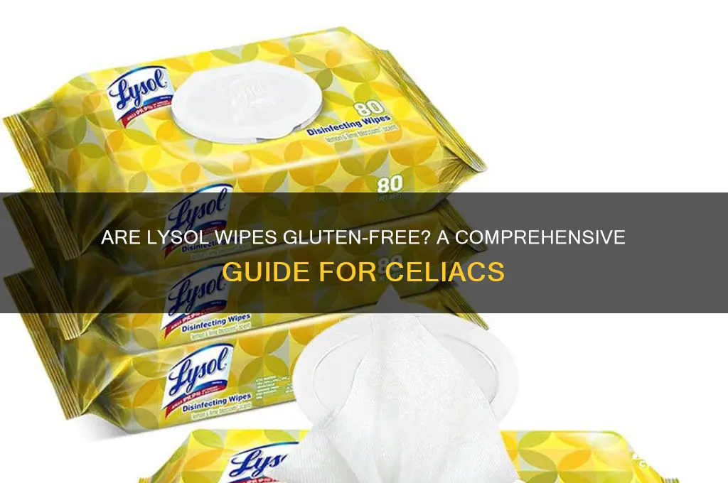 are lysol wipes gluten free