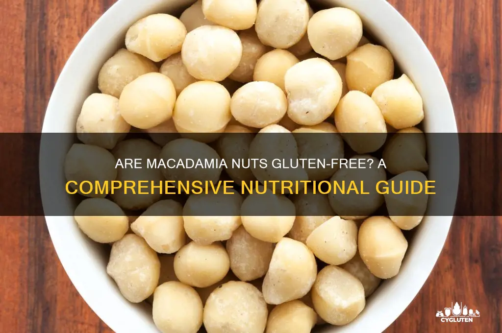 are macadamia nuts gluten free