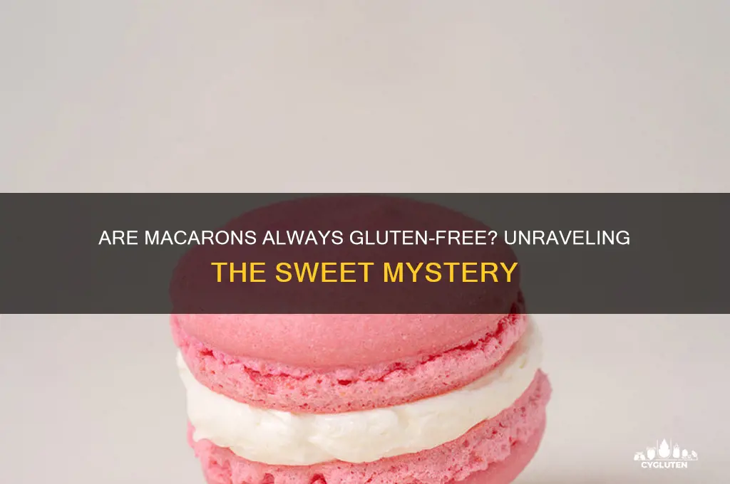 are macarons always gluten free