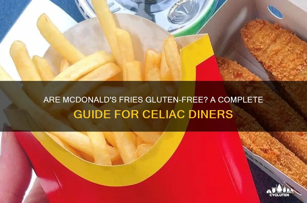 are macdonalds fries gluten free